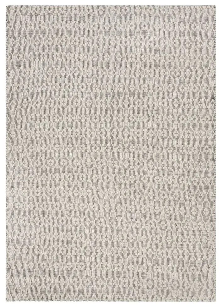 Ručne tkaný kusový koberec Nur Wool Dream Grey/Ivory, 160x230, šedá, obývacia izba, Flair Rugs