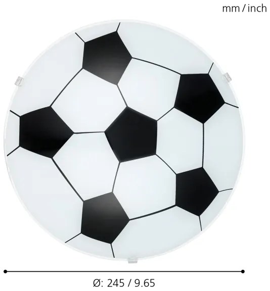 Eglo 87284 - Detské stropné svietidlo JUNIOR E27/60W/230V