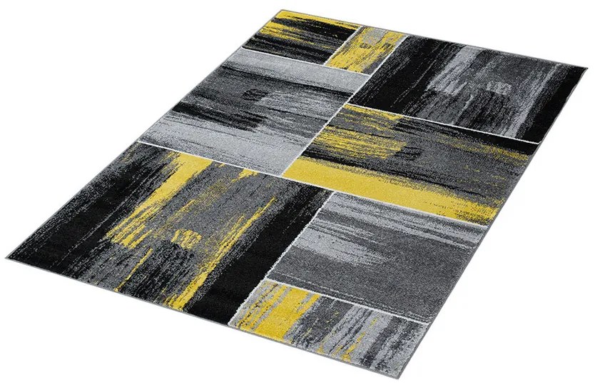 Ayyildiz, Kusový koberec Lima 1350 yellow, 200x290, šedá, kancelária