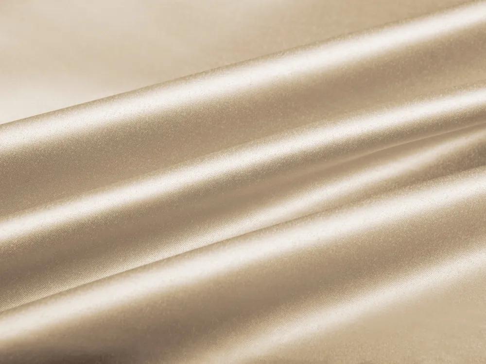 Biante Saténový obdĺžnikový obrus polyesterový Satén LUX-016 Latte 120x140 cm