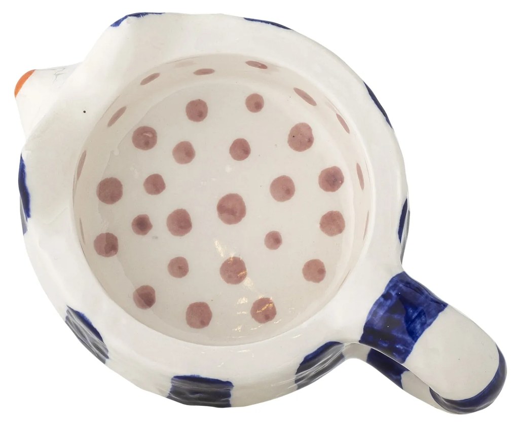 Bloomingville Keramický svietnik Caty Blue – sada 2 ks