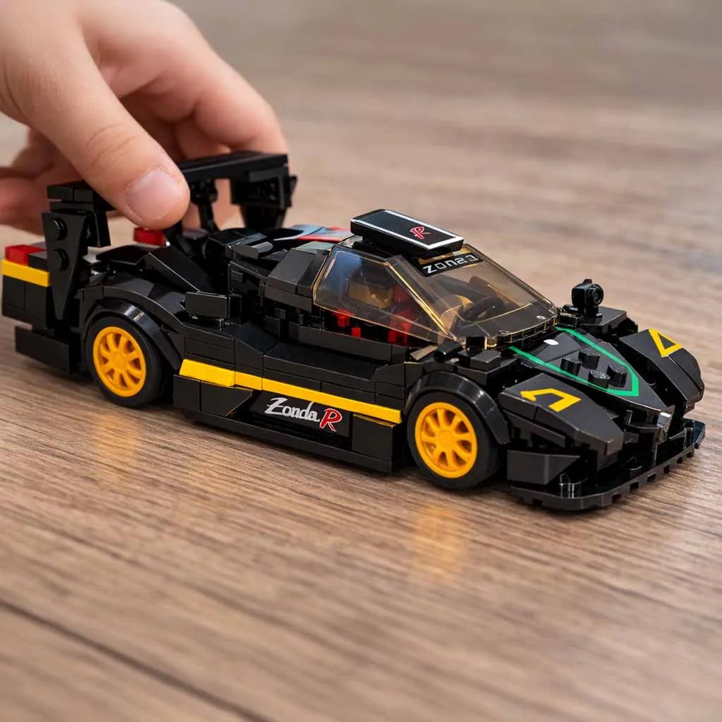 KIK Rastar Stavebnica Pagani Zonda R 1:28, 387 dielov