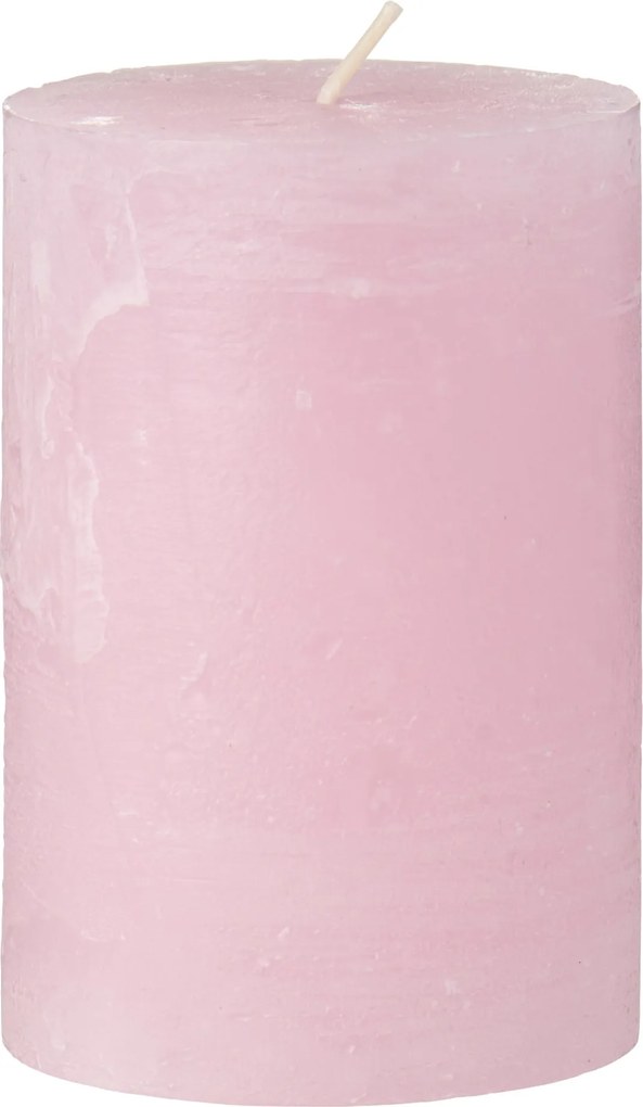Ib Laursen Sviečka Rustic Light Pink 10 cm