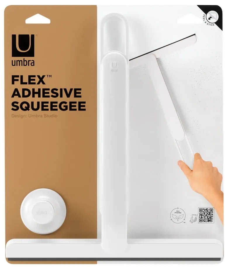 Biela stierka s držiakom 40 cm Flex – Umbra