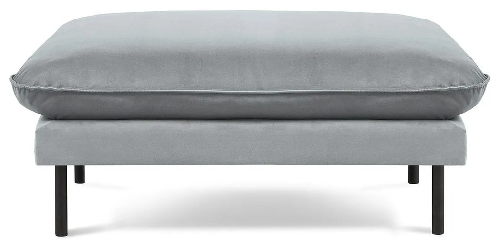 Zamatová taburetka Vienna 100 × 80 × 43 cm