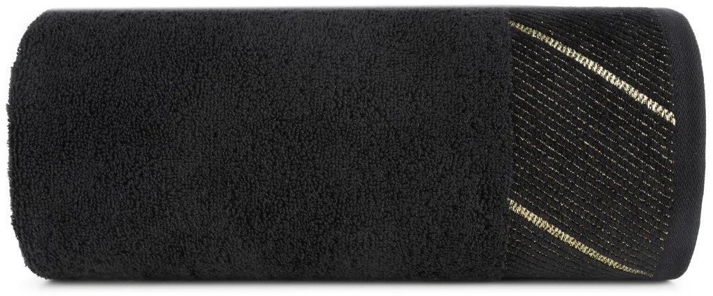 BAVLNENÝ UTERÁK EVITA10 70X140 CM ČIERNA