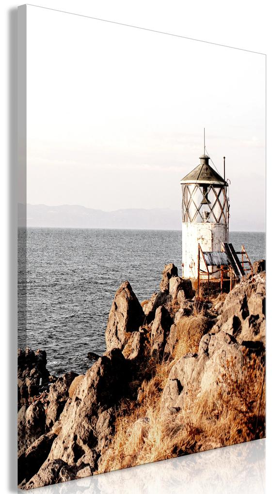Artgeist Obraz - Lantern On The Cliff (1 Part) Vertical Veľkosť: 80x120, Verzia: Standard