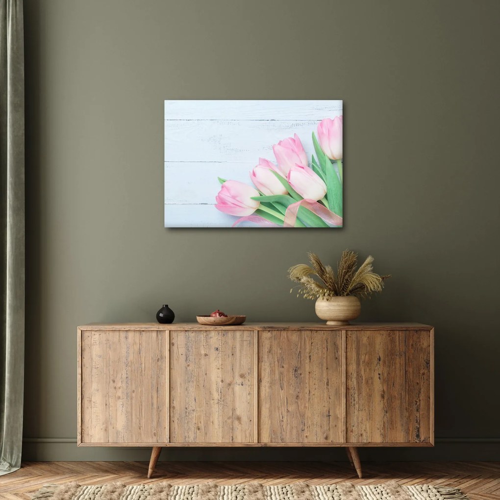 Obraz - Kytica tulipánov (70x50 cm)