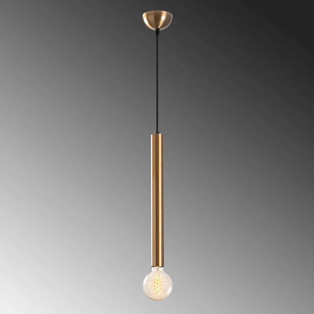 Závěsný lustr Tempo V zlatý