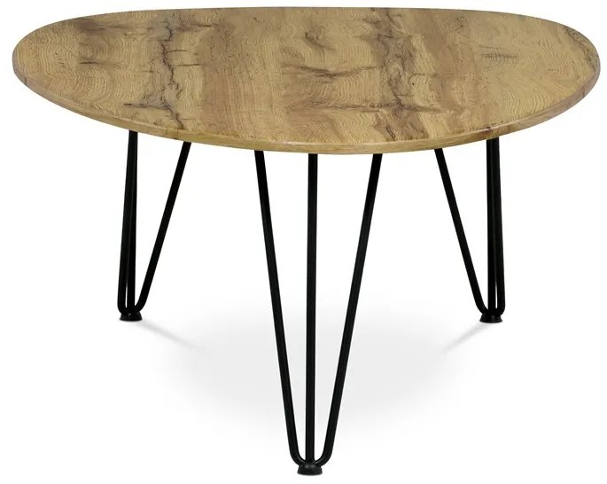 Autronic BONTEC Konferenčný stolík 120x67cm, mdf, divoký dub, AF-3014 OAK Farba: Biela