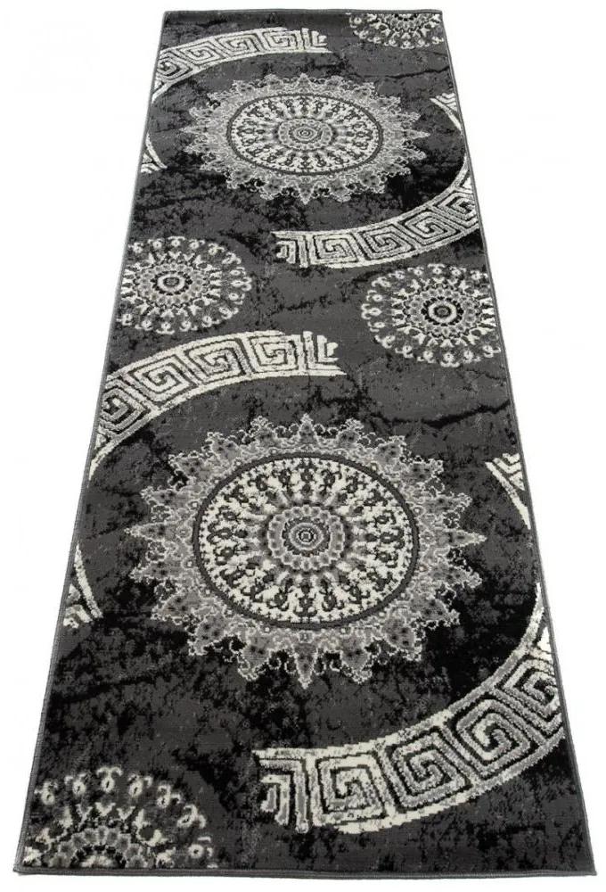 Kusový koberec PP Jamin šedý atyp 100x250cm