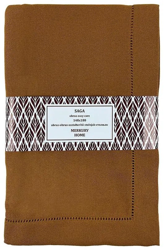 Obrus SAGA horčicová 140x180 easy care