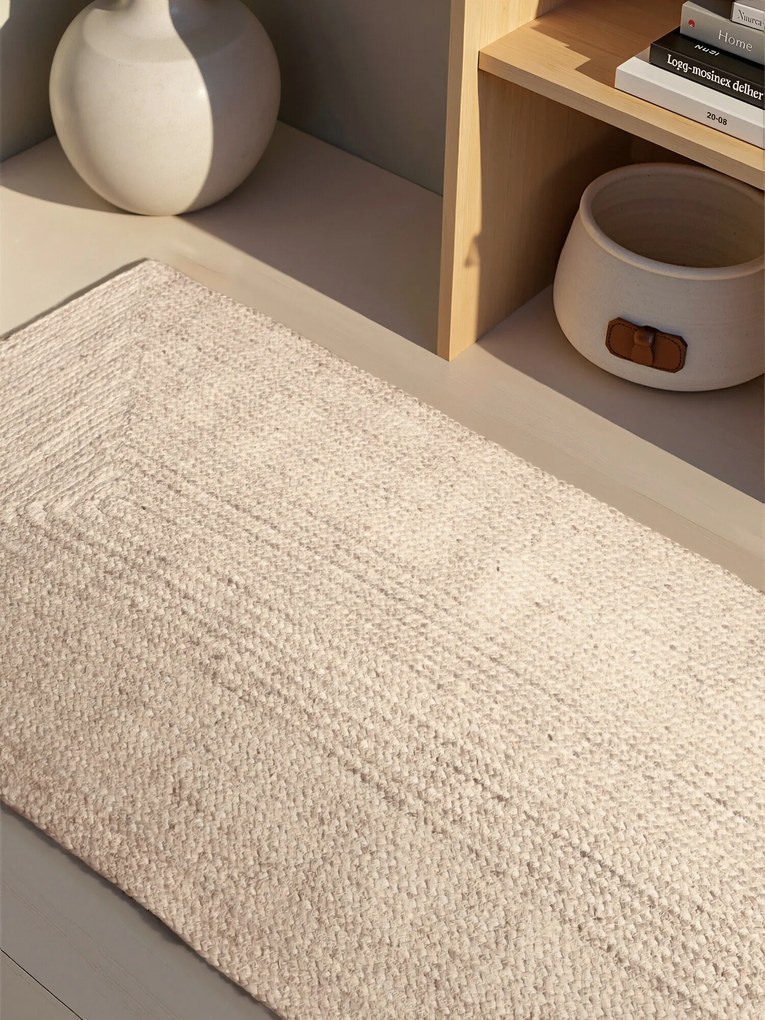 Hanse Home, Behúň Juno 106323 White, 80x200, biela, chodba / predsieň