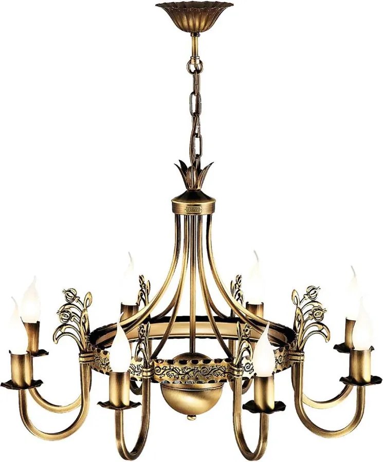 Jupiter 278 - KO 8 - Luster na reťazi KORONA 8xE14/40W/230V