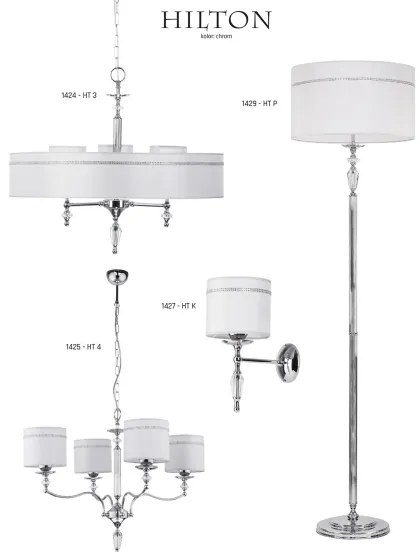 Jupiter 1428 - Stolná lampa HILTON 1xE27/60W/230V