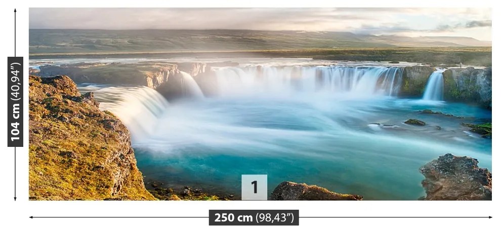 Fototapeta Vliesová Vodopád godafoss 152x104 cm