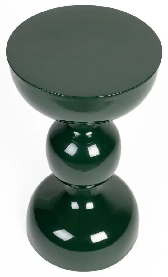 Kovový okrúhly odkladací stolík ø 31 cm Lars – White Label