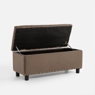 Velúrová lavica KARING s úložným priestorom