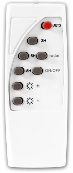 LED Solárna pouličná lampa so senzorom LED/22W/6V 6500K IP65 čierna + DO