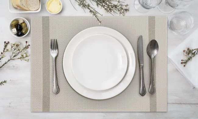 Podložka pod tanier RUBY krémová (6 ks)