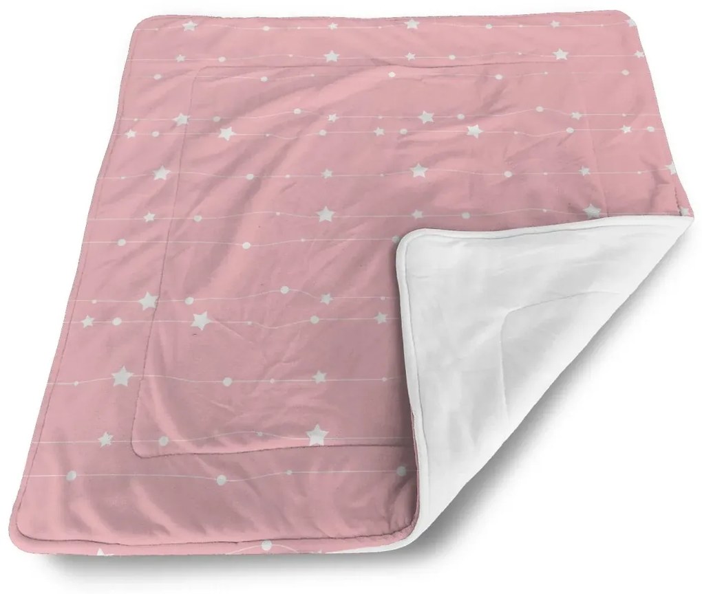Sablio Deka pre bábätko Hviezdy a bodky na povrázku - 90x120 cm