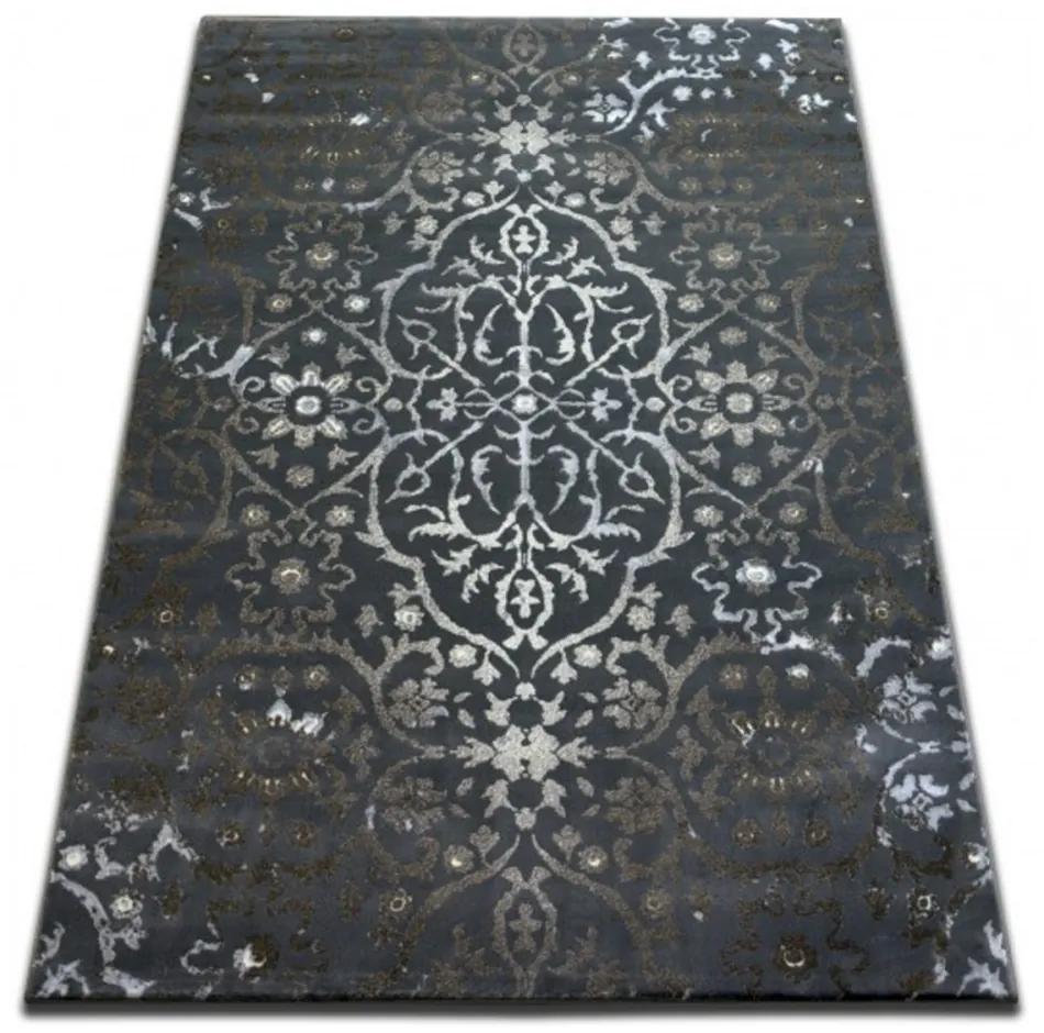 Kusový koberec Ozzy sivý, Velikosti 133x190cm