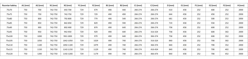 Mexen Lunar-F Duo, skladací sprchový kút 75 x 75 cm, 8mm číre sklo, zlatý profil, 836-075L-075P-50-00