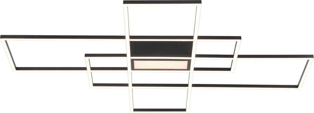XXXLutz STROPNÉ LED SVIETIDLO, 100/75/7 cm Novel - Interiérové svietidlá - 008227137901