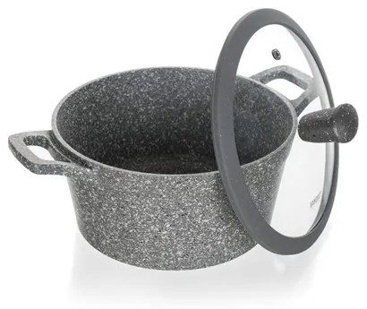 BANQUET GRANITE Kastról s nepriľnavým povrchom 20 cm, so sklenenou pokrievkou 40050820
