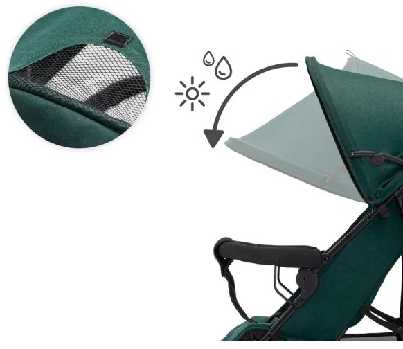 KINDERKRAFT - Golfový kočík TIK Green forest