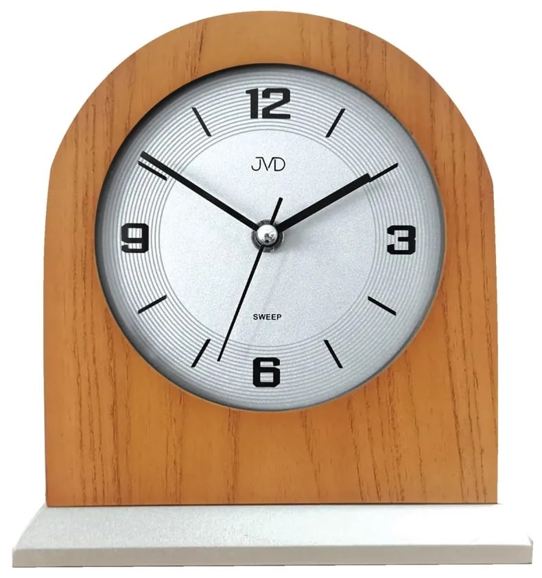 Drevené stolové hodiny JVD HS24012/11, 19cm