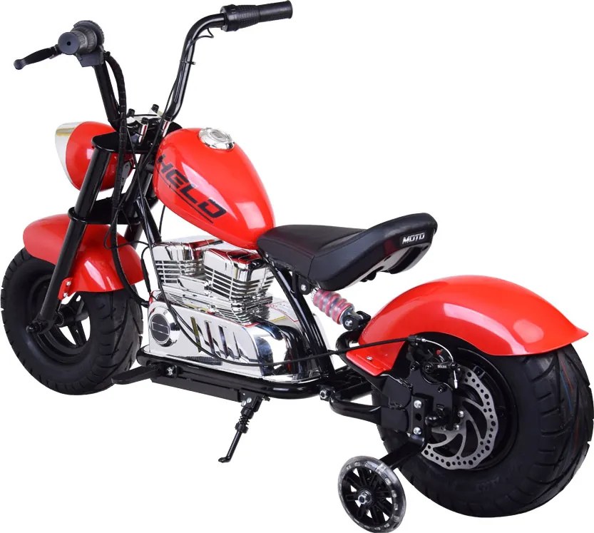 JOKOMISIADA Elektrická motorka Chopper na batériu pre deti s nosnosťou max. 80 kg PA0318 červená