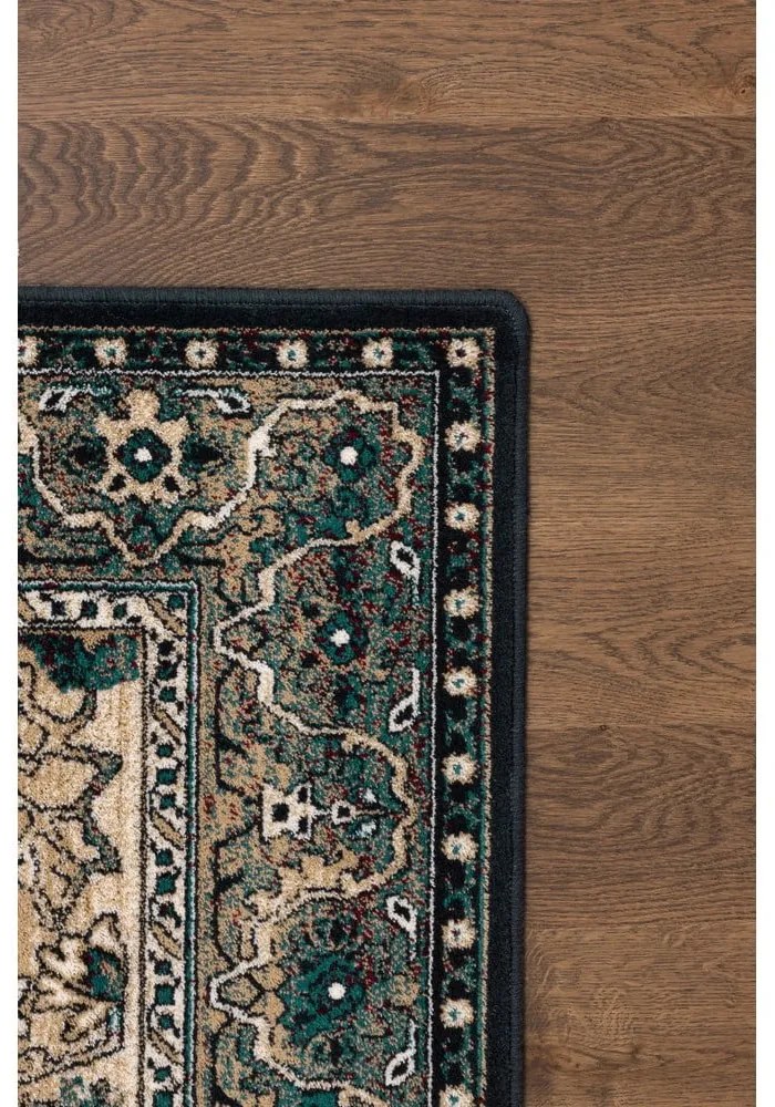 Tmavozelený vlnený koberec 160x240 cm Ava – Agnella