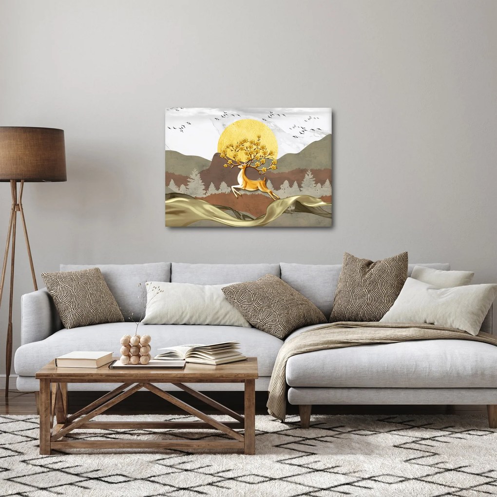 Obraz jeleňa (70x50 cm)
