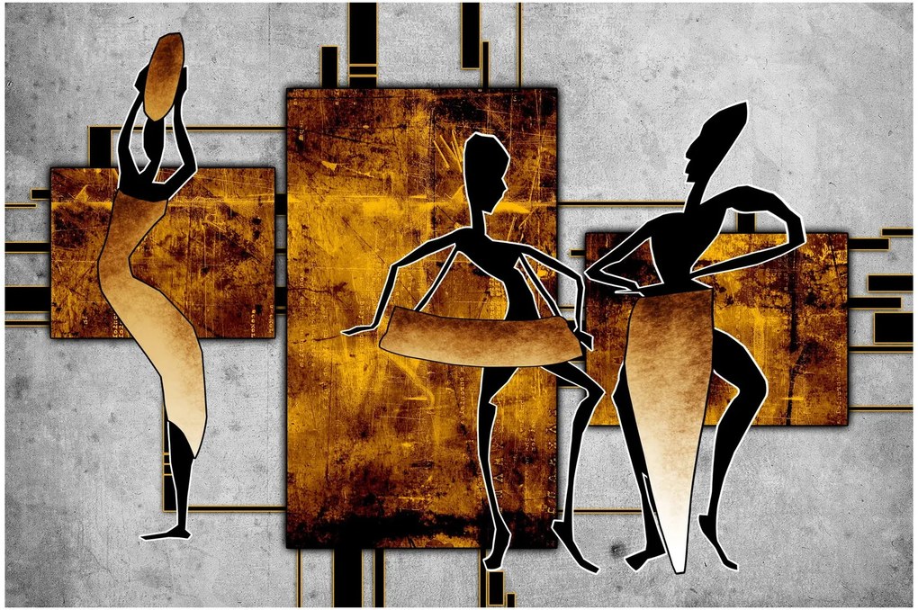 Obraz - Motívy Africkej kultúry (90x60 cm)