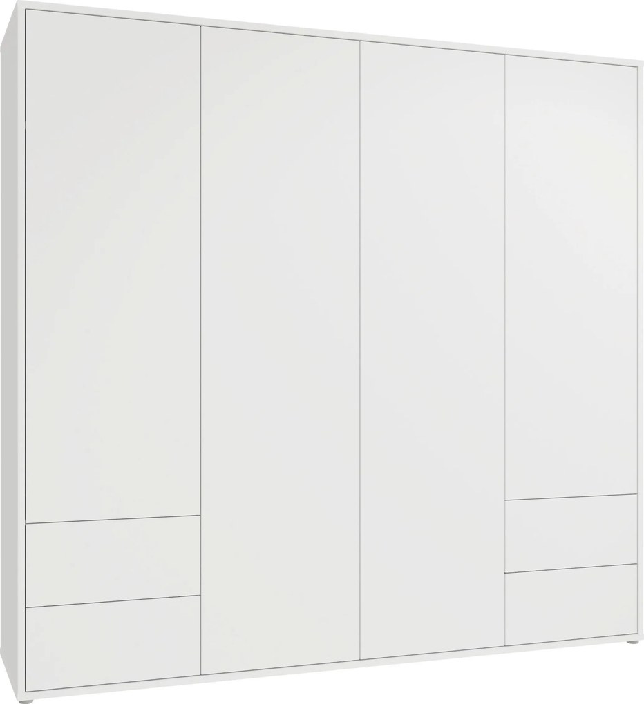 XXXLutz SKRIŇA S OTOČNÝMI DVERAMI, biela, 224/214/60 cm Carryhome - Skrine - 00068701832C