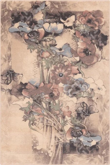 Koberec Agnella Isfahan Walencja pieskový