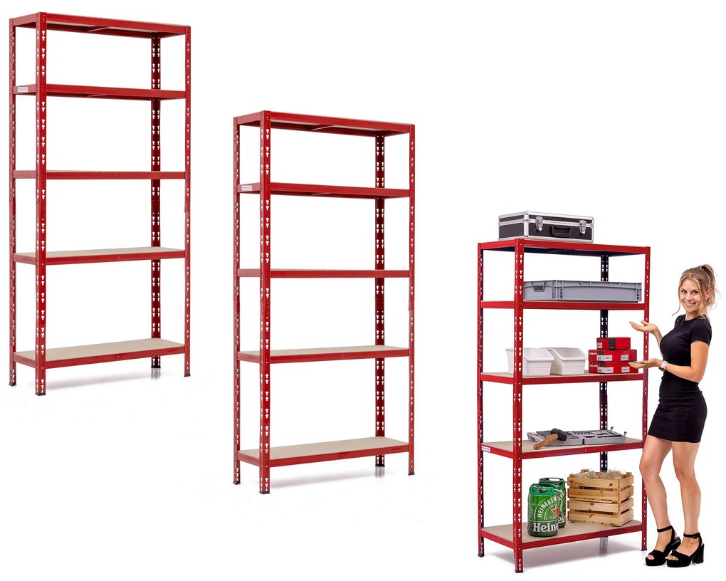 Trestles Balíček 3xSUPER HIT - Policový regál 1800x900x450 Farba: Modrá