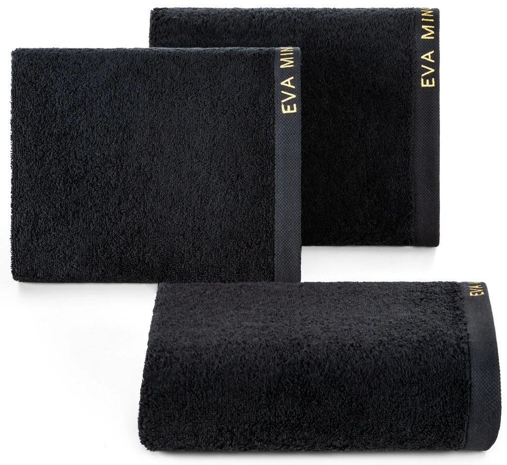 FROTÉ UTERÁK EVA MINGE VENUS 50X90 CM ČIERNA