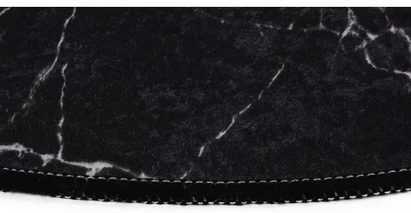 SADA 2x Kúpeľňová predložka MARBLE 50x60/60x100 cm čierna