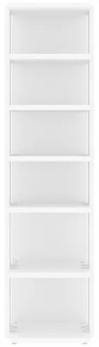 vidaXL Skrinka na topánky biela 25x27x102 cm drevotrieska-