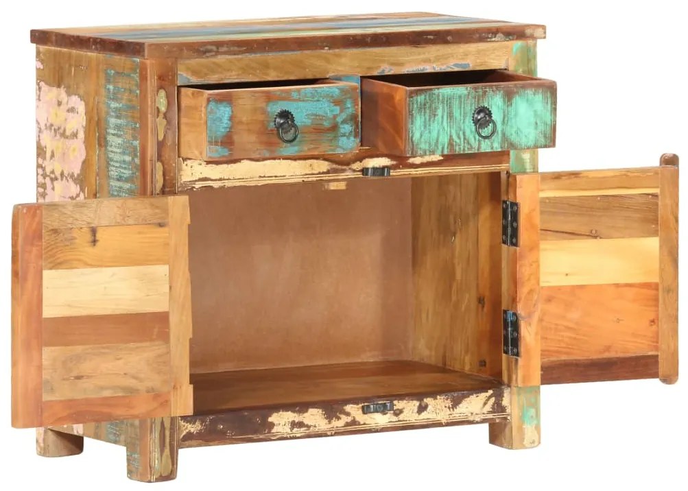 vidaXL Komoda 70x35x65 cm, recyklovaný masív