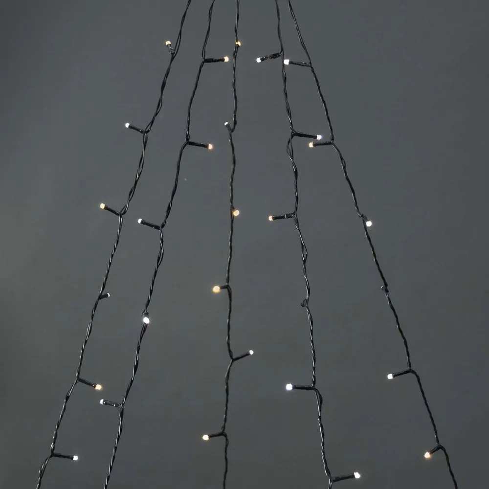 Nedis WIFILXT12W200 - LED vianočný záves 200xLED/8 režimov 5x4m IP65 Wi-Fi Tuya