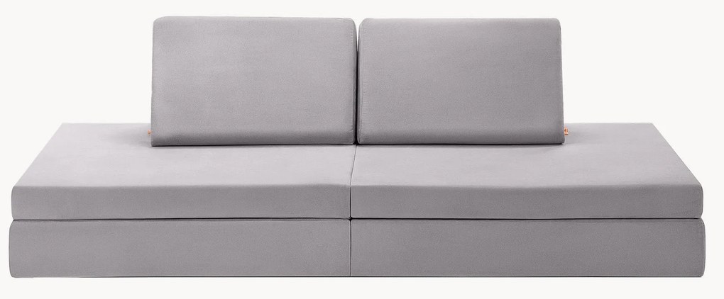 Detská ručne vyrobená zamatová pohovka na hranie Mila