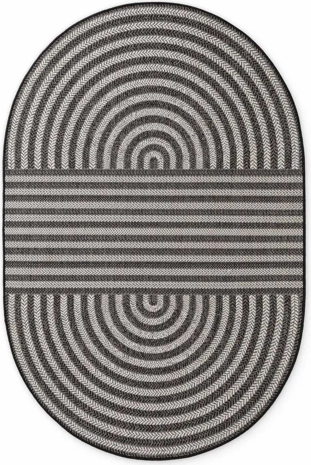 Čierny/krémový vnútorný a vonkajší koberec 160x230 cm Haringey Woodfield – Ted Baker