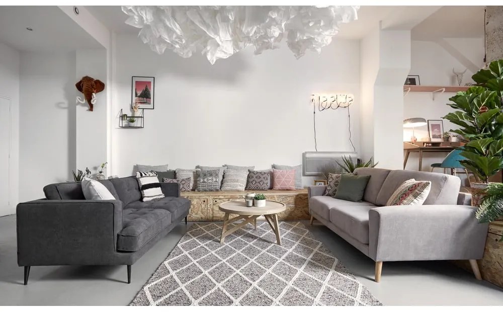 Konferenčný stolík z dreva mindi Kave Home Thais, ø 80 cm