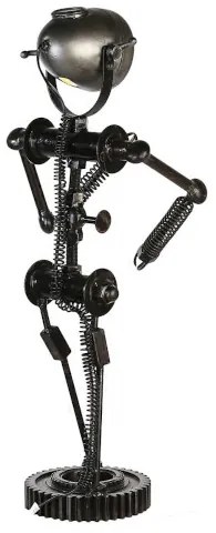 Industry stojaca lampa BLACK ROBOT 80*30