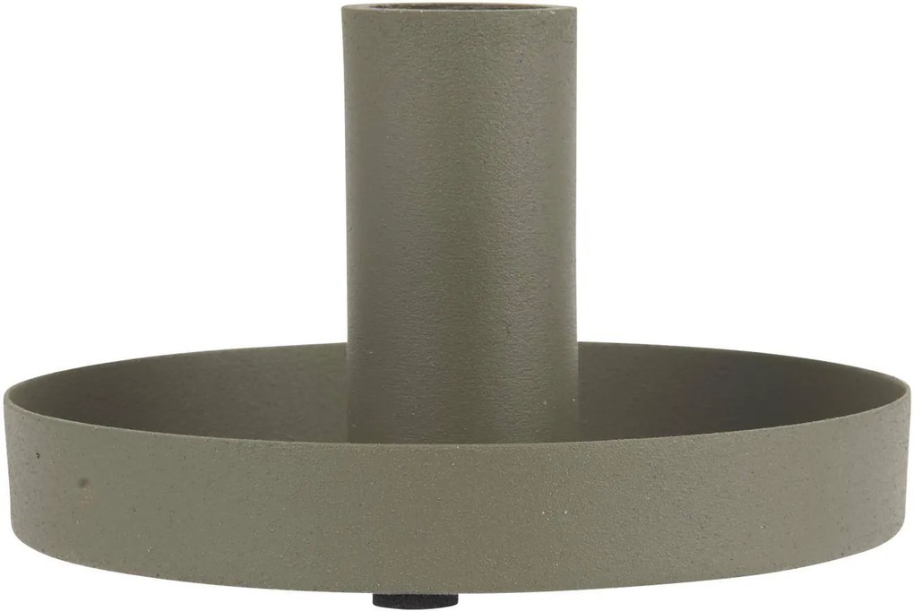 IB LAURSEN Kovový svietnik Dusty Green ⌀ 11 cm
