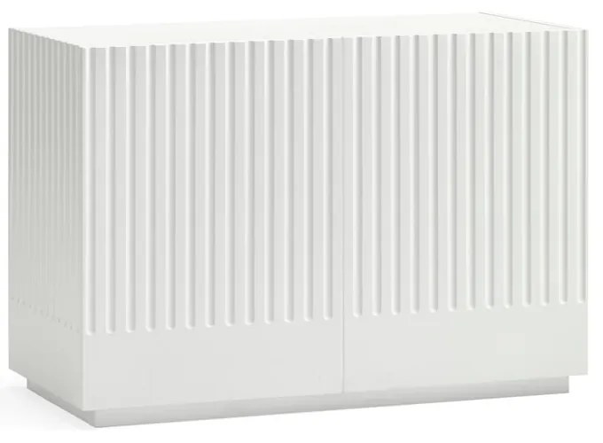 Biela nízka komoda 100x70 cm Doric – Teulat