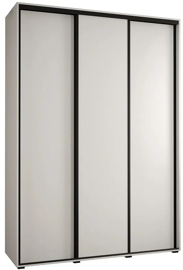 Skriňa 45 Canaris 1 200 biela/čierna